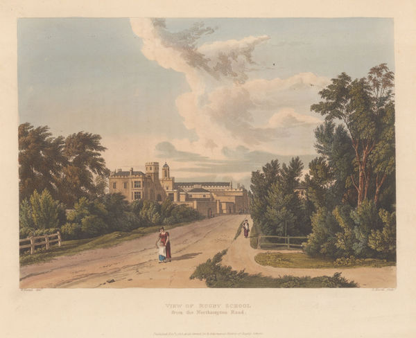 Rudolph Ackermann, Rugby School, Warwickshire, 1816