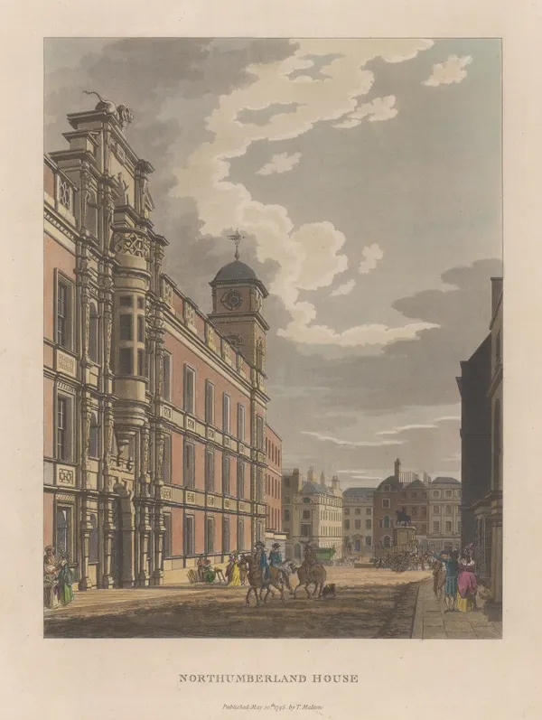 Thomas Malton, London - Northumberland House, 1795