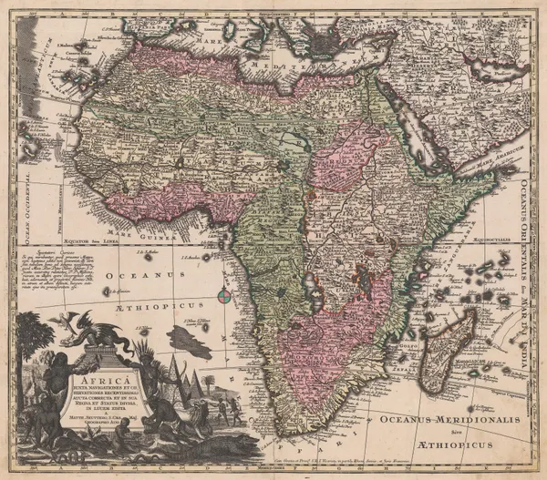 Matthaus Seutter, Africa, 1740 c.