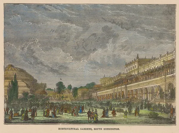 Old & New, London - South Kensington - Natural History Museum and Royal Albert Hall, 1880 c.
