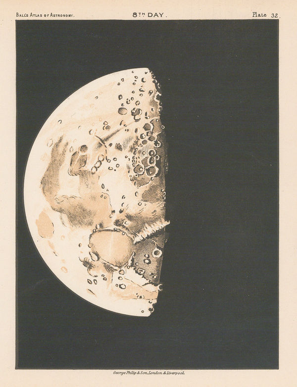 Sir Robert Stawell Ball, 8th Day [Moon Phase], 1893