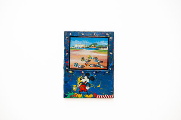 Dr. Willie Bester, Landscape with marbles, 2024