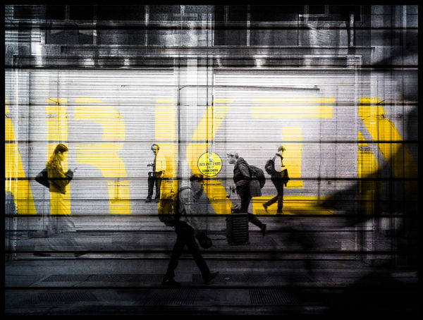 Clint Strydom, Sidewalk, New York, 2025