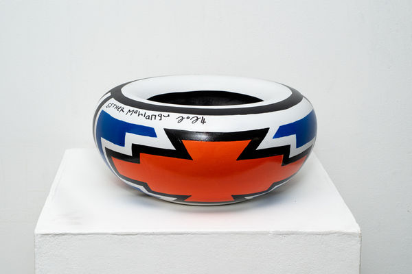 Esther Mahlangu, Vessel , 2025