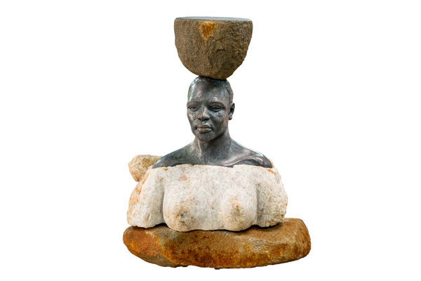 Simon Zitha, Sibongile (half bust), 2021