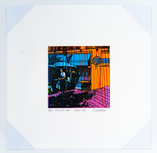 Paul Blomkamp, The Riverside Caffe - Village Walk, 2022