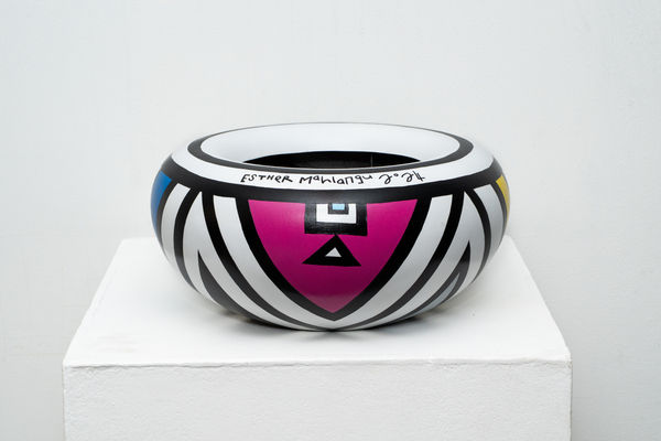 Esther Mahlangu, Vessel , 2025