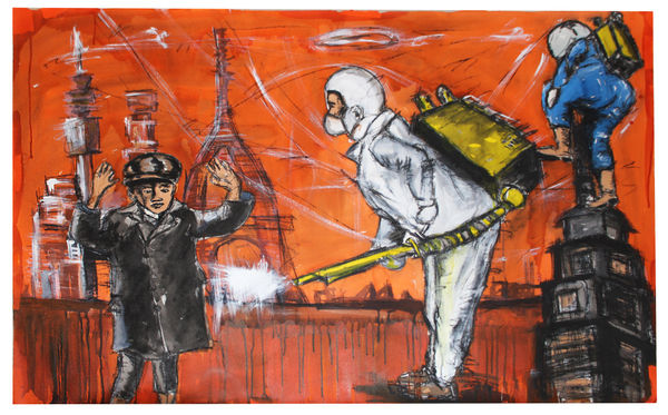 Senzo Shabangu, The world we live in..., 2020