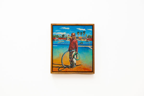 Dr. Willie Bester, Boy with Tyres, 2025