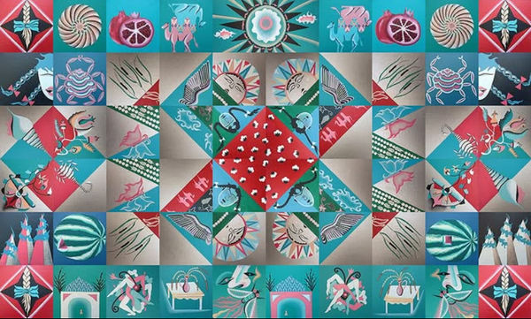 Aziza Shadenova, Quilt/Korpe, 2021