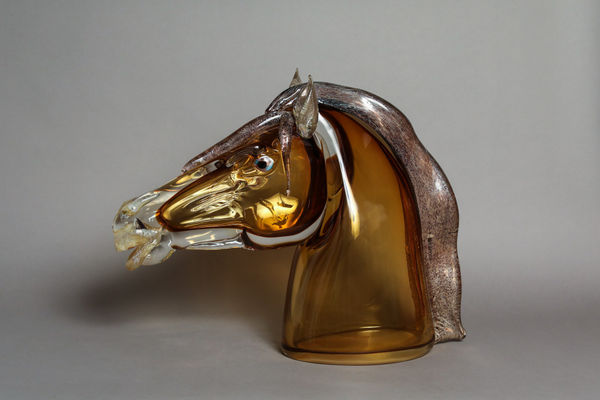 Hugh Findletar HorseHead, 2021 Murano Glass 46 x 52 x 16 cm 18 1/8 x 20 1/2 x 6 1/4 in Edition of 1/1