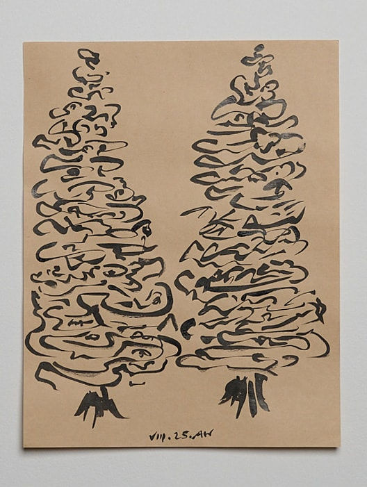 Antoine Wagner, A pair of Pines, 2025