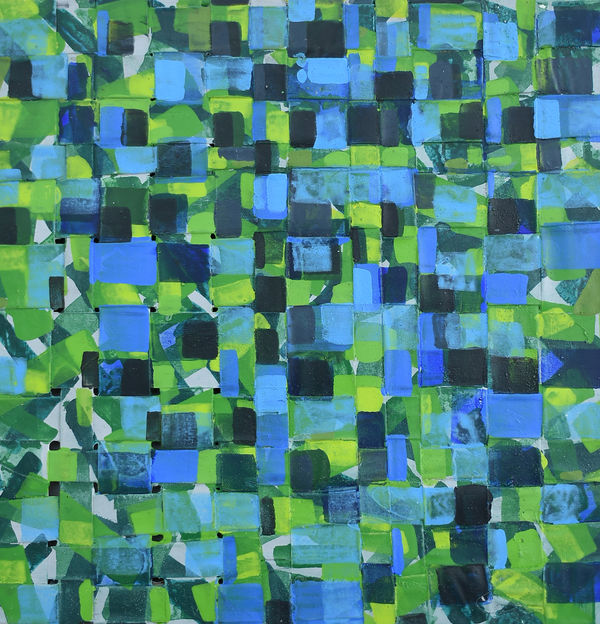 Engdaget Legesse, Woven Green 3, 2022