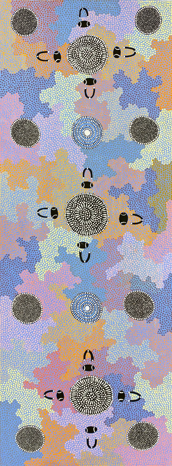 Women collecting wild bush medicine seed by Patsy Ross, 2022