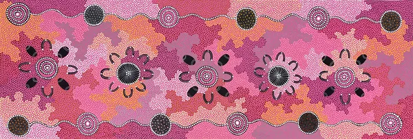 Women Collecting Wild Bush Medicine Seed by Patsy Ross