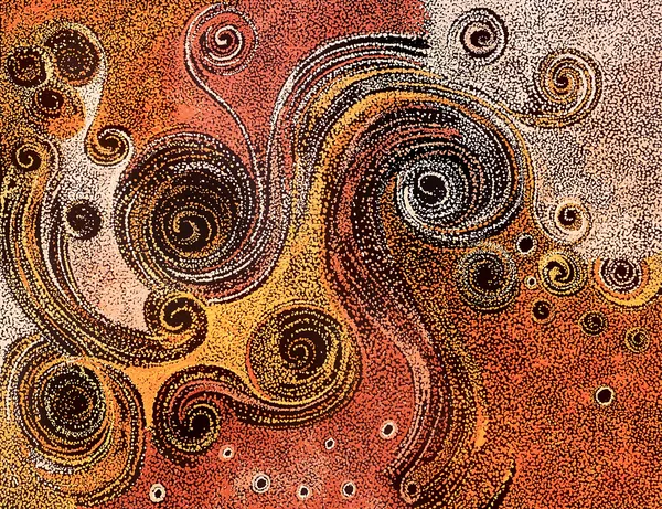 Seven Sisters Dreaming by Madeline Curley, 2024, acrylic on linen,