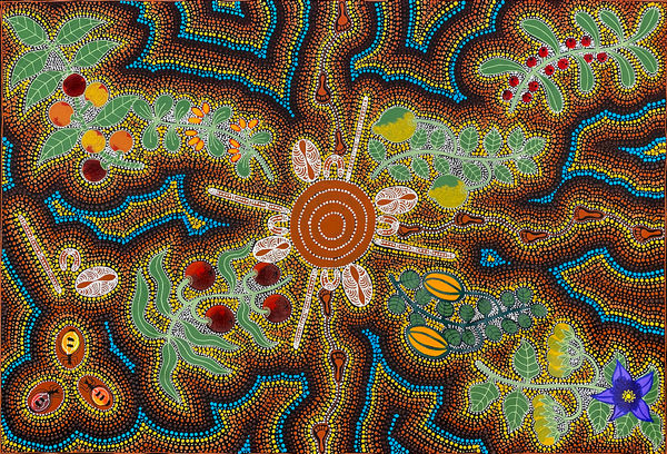 Women Gathering Bush Fruits by Marie Ryder, 2025