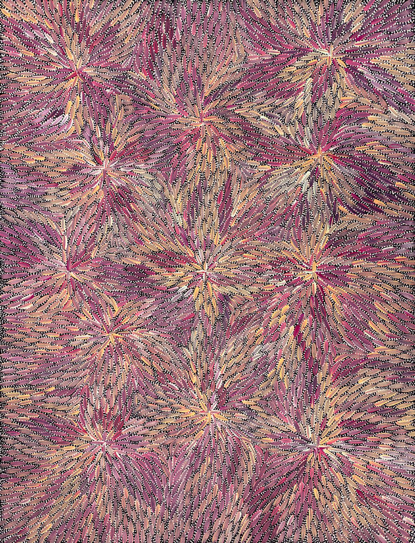 Bush Medicine Leaves by Bernadine Kemarre Johnson, 2021