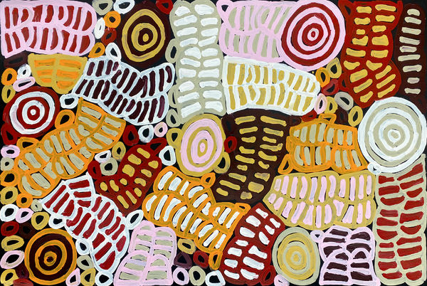 Dora Mbitjana, Awelye (Women's Body Paint), 2025