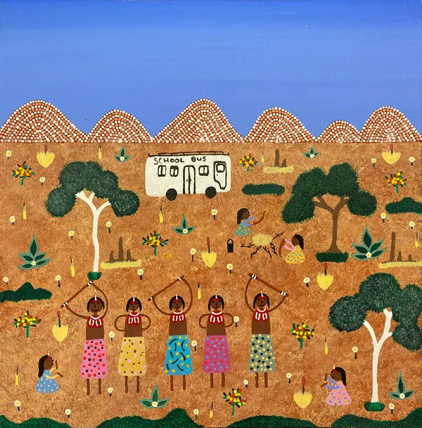 Girls dancing after school by Evelyn Daniels, 2026