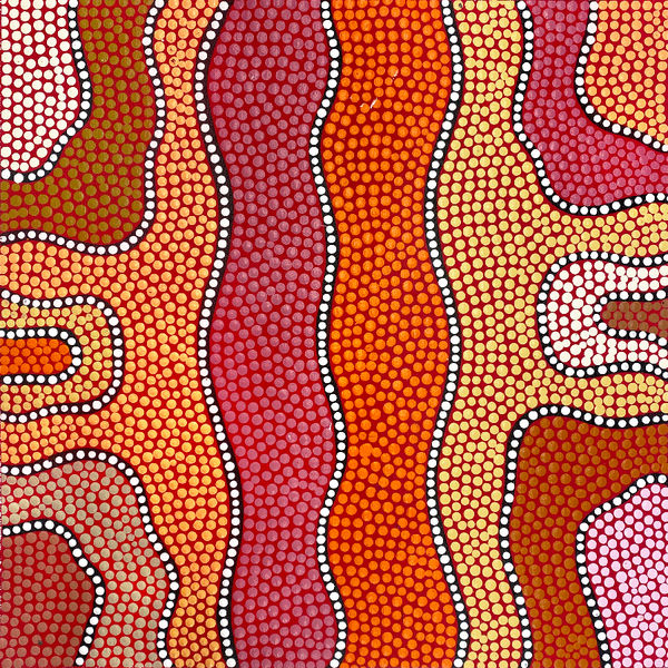 Women's Body Painting (Yawulyu) by Patsy Ross, 2025