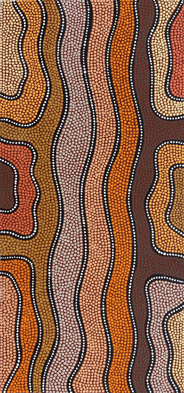 Women's Body Painting (Yawulyu) by Patsy Ross Napaltjarri