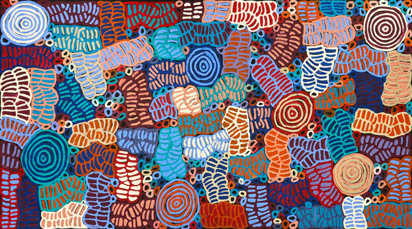 Alweye (Women's Body Paint Design) by Dora Mbitjana