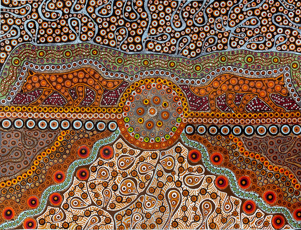 Dingo Dreaming by Eric Braedon Mbitjana