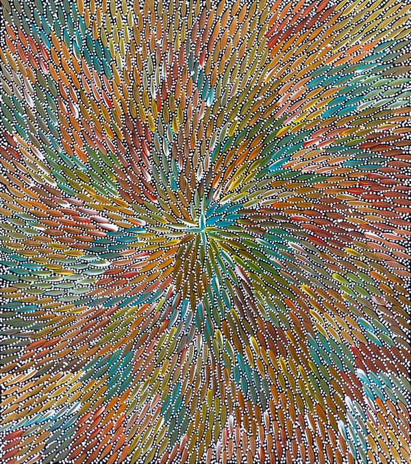 Bush Medicine Leaves by Bernadine Kemarre Johnson, 2025