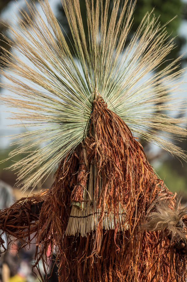 Carol Beckwith and Angela Fisher Fibre and Millet Stalk Mask, Burkina Faso, 2014 60.9 x 40.6 cm | Open Edition Archival inkjet print