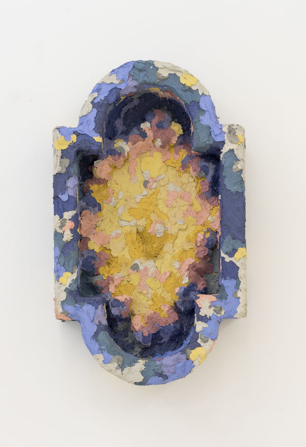 Edoardo Piermattei Patroni, 2017 Colored concrete on wood 61 x 37 x 14 cm