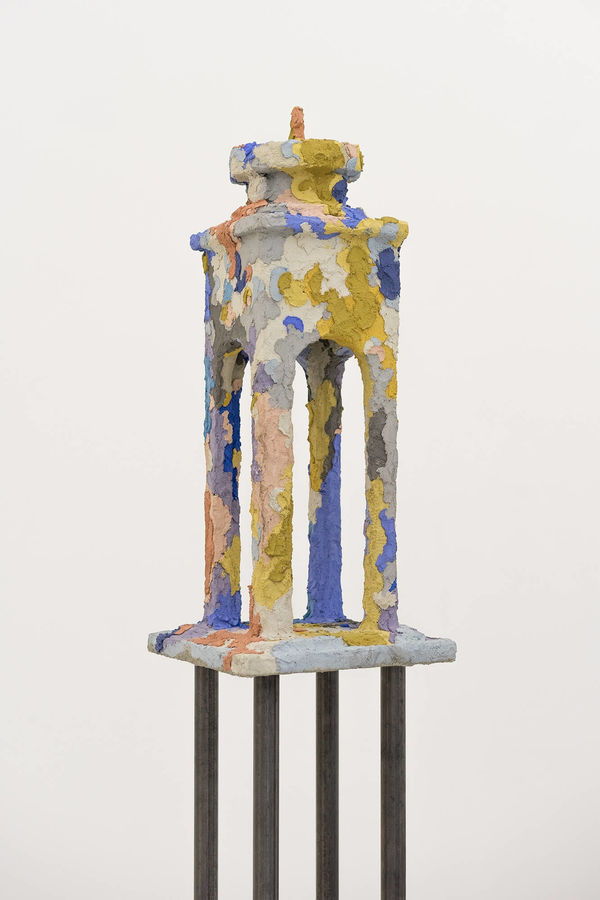 Edoardo Piermattei Patroni, 2017 Colored concrete on wood 69 x 29 x 29 cm