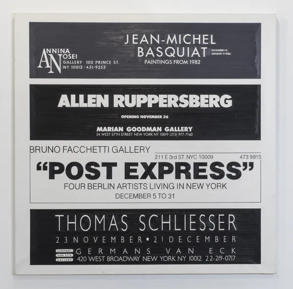 Simon Linke, J-M Basquiat, Dec. 85', 1985