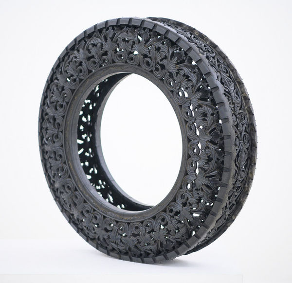 Wim Delvoye, Untitled (car tyre 2), 2010