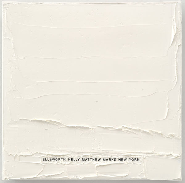 Simon Linke Ellsworth Kelly at Matthew Marks, 2017 oil paint on canvas 26.5 x 26.5 cm