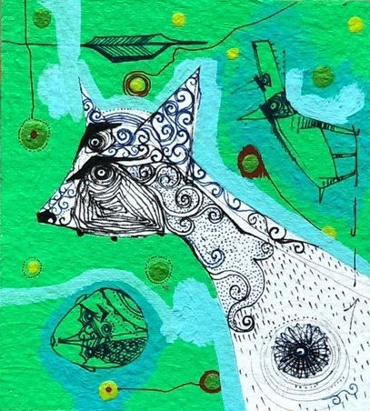 Juan Carlos Vazquez Lima, Green Fox, 2020