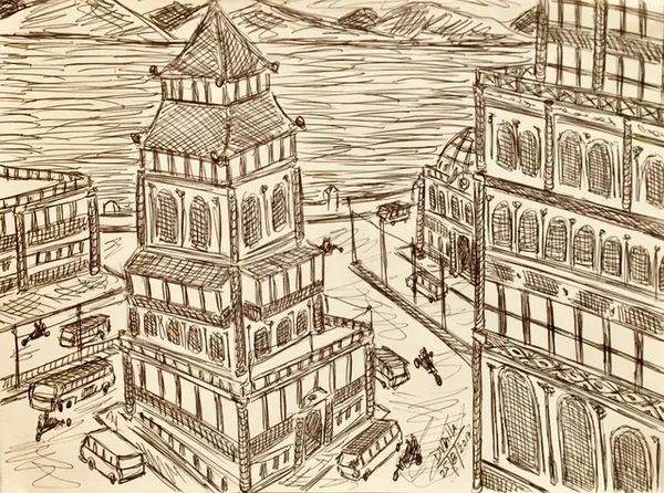 Damian Valdes Dilla, Cityscape No. 2, 2017