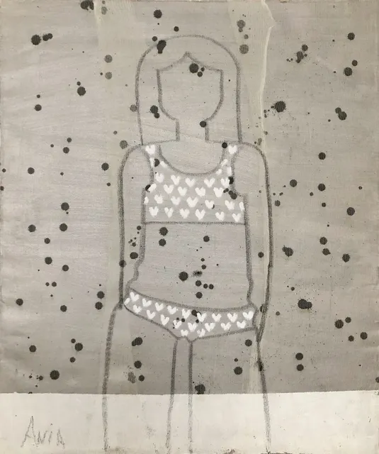 Ania Gonzalez, Bather Series No. 26 (Silver), 2018