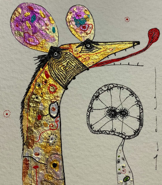 Juan Carlos Vazquez Lima, Dog with Tongue, 2020