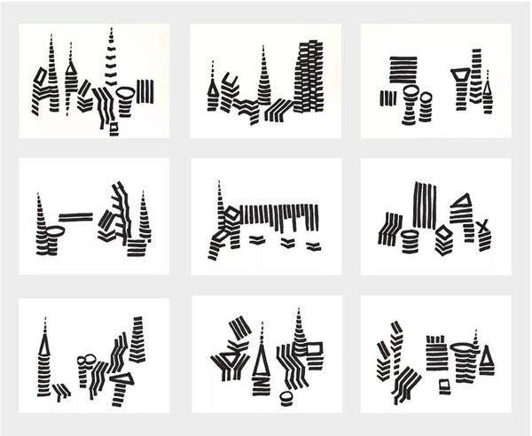 Alejandro Justiz, Abstract No.1-9, 2020