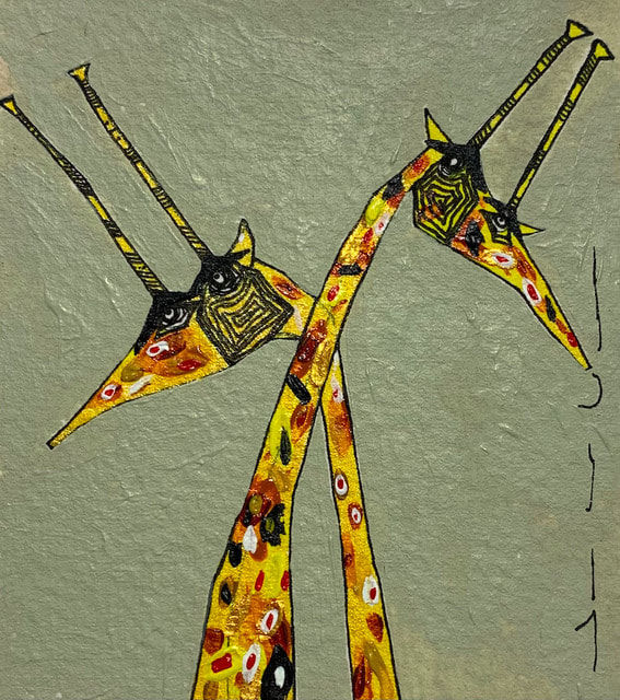 Juan Carlos Vazquez Lima, Two Giraffes, 2020