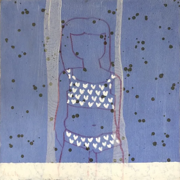 Ania Gonzalez, Bather Series No. 24 (Periwinkle), 2018