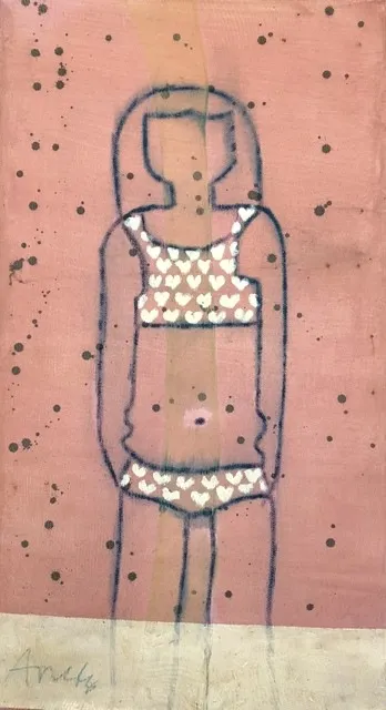 Ania Gonzalez, Bather Series No. 6 (Pink Tall), 2017