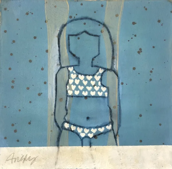 Ania Gonzalez, Bather Series No. 1 (Blue), 2017