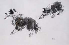 Sir Kyffin Williams OBE RA, Sheepdogs at Work