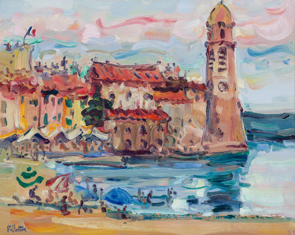James Fullarton Collioure, France Oil on board 16 x 20 " 40.6 x 50.8 cm