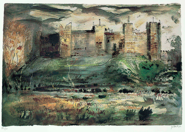 John Piper CH - Framlingham Castle, 1971