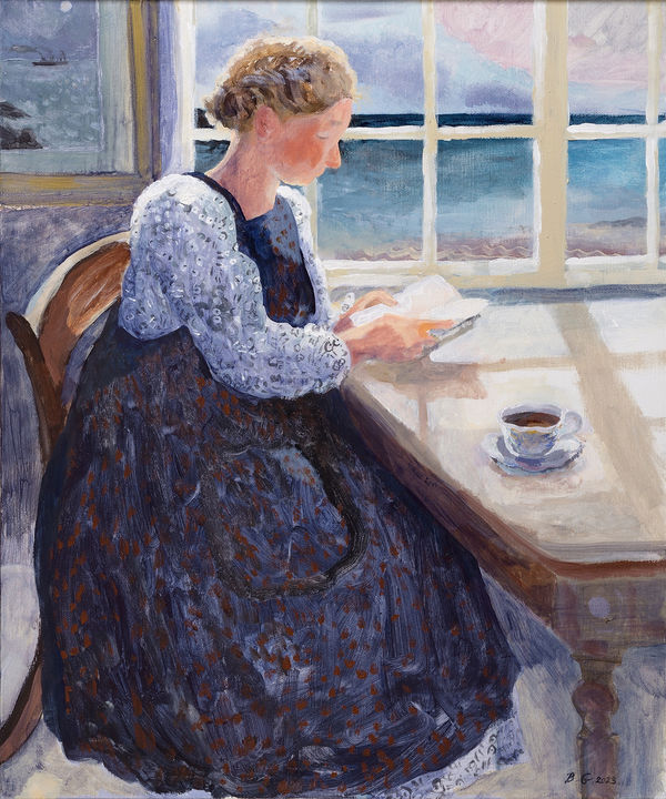 Brita Granström Moon Fleet Acrylic on canvas 24 x 20 "