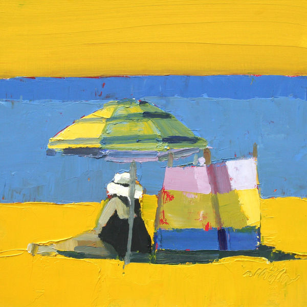 Mhairi McGregor PAI RSW Bournemouth Belle, 2021 Oil on canvas 14 x 14 "