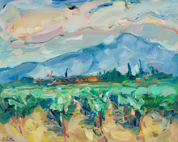 James Fullarton Vines Oil on board 16 x 20 " 40.6 x 50.8 cm